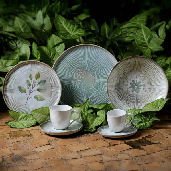Aparelho de Jantar Stoneware Bio Evergreen 30 Peças Porto Brasil