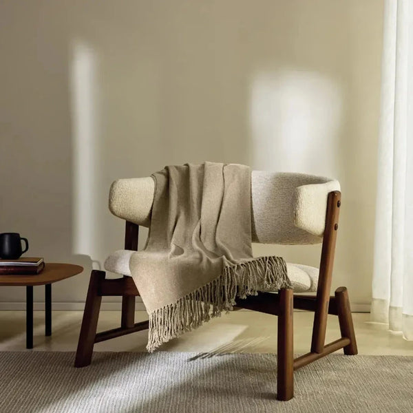 Manta Martelli Poliéster Cappuccino Trussardi