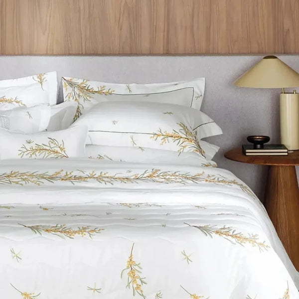 Jogo de Cama King Mimosa 4 Pçs 300 Fios 100% Algodão Egípcio Trussardi