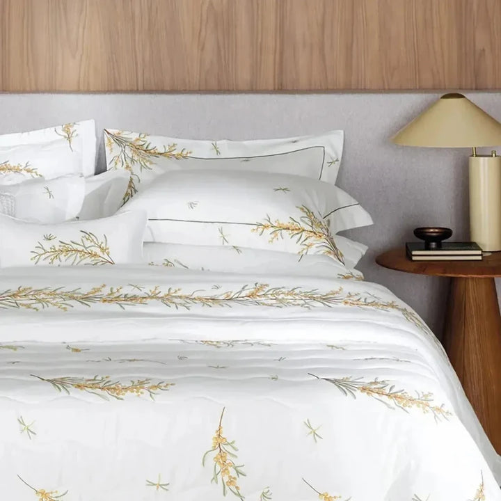Jogo de Cama King Mimosa 4 Pçs 300 Fios 100% Algodão Egípcio Trussardi