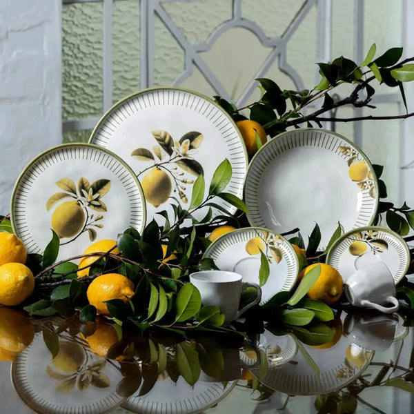Aparelho de Jantar Stoneware Bio Lemon 30 Peças Porto Brasil