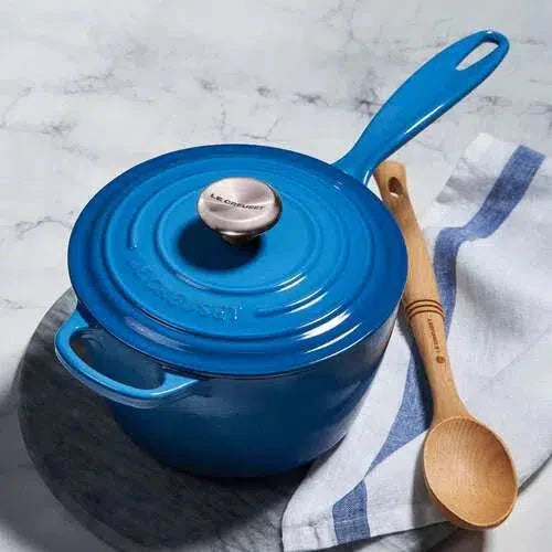 Panela Le Creuset Molheira Signature Azul Marseille 1,8L 18cm