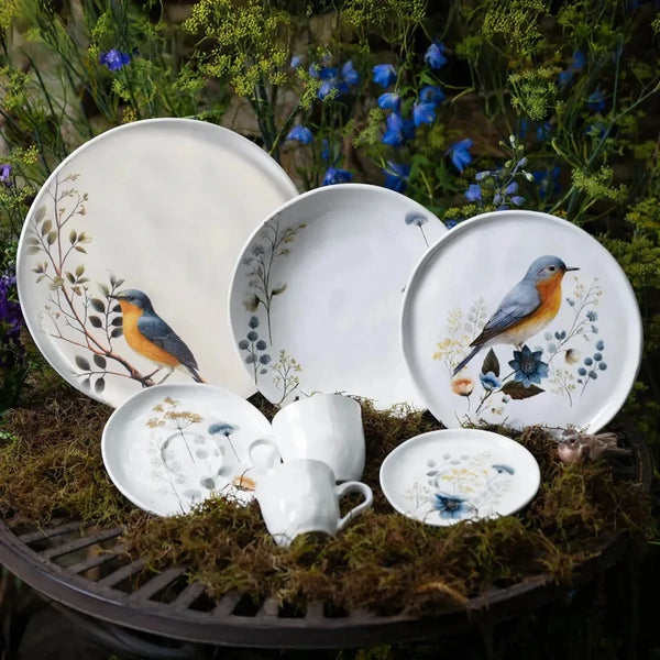 Aparelho de Jantar Stoneware Porto Brasil Mix & Match - Bella & Birdy (30 Peças)