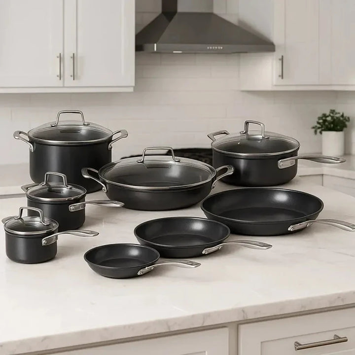 Jogo 8 Panelas Antiaderente ENSC Le Creuset