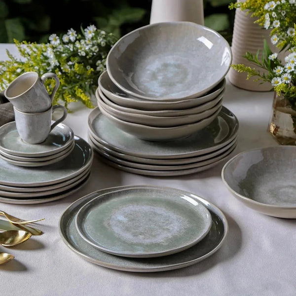 Aparelho de Jantar Stoneware Bio Moss 30 Peças Porto Brasil
