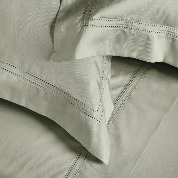 Jogo de Cama Queen Galieno 4 Pçs 300 Fios Cetim 100% Algodão Egípcio Pistacchio Trussardi